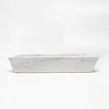Kentro White Dream Edged | Marmor Waschbecken – Ansicht 2