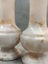 Onyx Marmor Alabaster Vase "LUMINA" – Ansicht 2